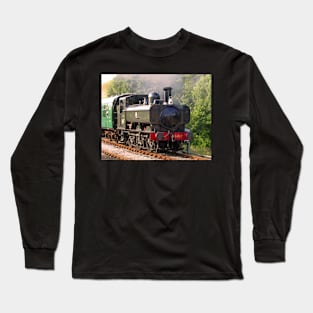 Ex GWR Pannier Tank Loco No: 6412 Long Sleeve T-Shirt